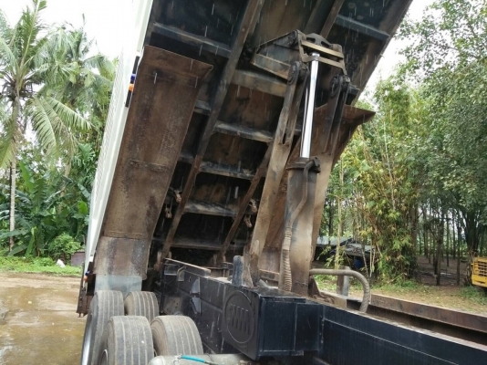 ขาย ISUZU 360 พ่วงแม่ลูก กระบะเหล็กคอกเกษตรดั๊ม สามมิตรแท้ รถปี 57