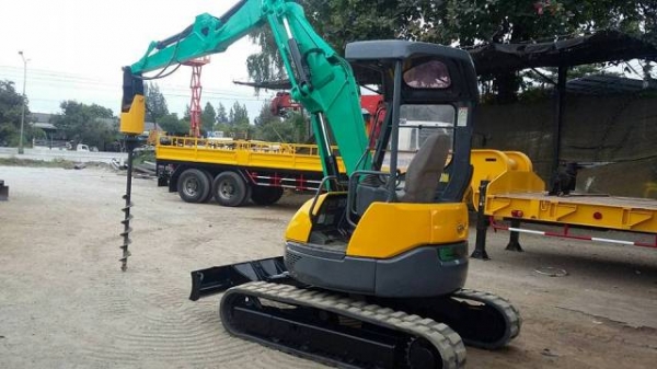 รถเจาะดิน Yanmar เครื่อง 3TN84 บูมยาว เก่าญี่ปุ่น สภาพสวยมาก