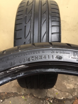 ขายยาง BRIDGESOTNE S001 (RUNFLAT) 225-35-19 ปี14 ดอกหนาจัด สภาพสวยมาก ไม่มีปะ ไม่มีตำหนิ คู่ละ 5,500 บาท
