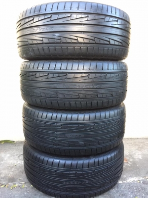 ขายยาง GOODYEAR EAGLE F1 205-45-17 ปี13 ดอกเต็ม ลายหน้ายางยังอยู่ครบ ไม่มีตำหนิ ชุดละ 4,500 บาท