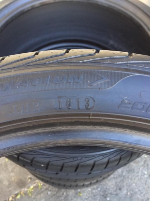 ขายยาง GOODYEAR EAGLE F1 205-45-17 ปี13 ดอกเต็ม ลายหน้ายางยังอยู่ครบ ไม่มีตำหนิ ชุดละ 4,500 บาท