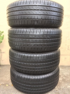 ขายยาง PIRELLI P7 (RUNFLAT) 225-45-18 ปี15 ดอกหนาจัด ไม่มีตำหนิ ชุดละ 7,900 บาท