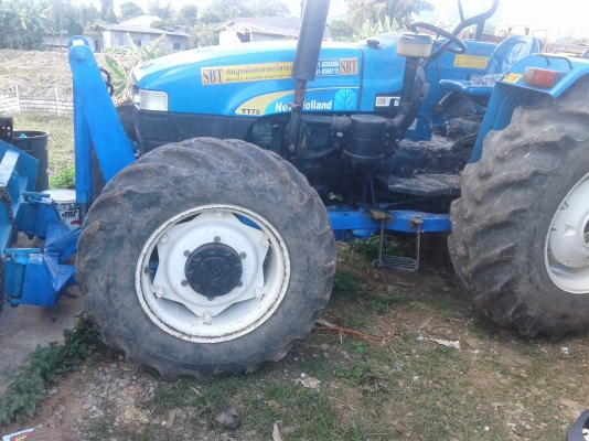 ขายรถไถ new holland tt75 +ดันหน้า+ผาน7