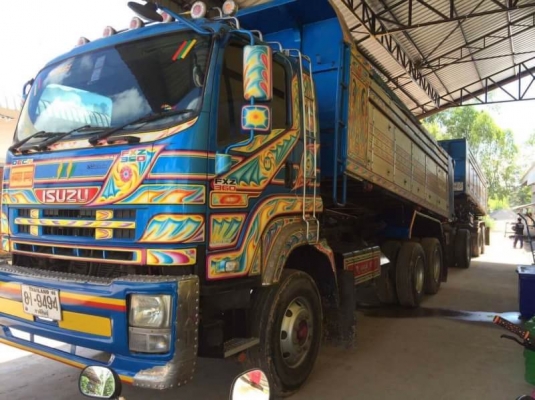 ขาย 2,350,000 ISUZU 360 ปี.53 แม่ดั้ม-ลูกดั้ม 3 คาน หัวบาง ยางดี คัชซีสวย รถอยู่ จ.ยโสธร โทร&amp;ไอด