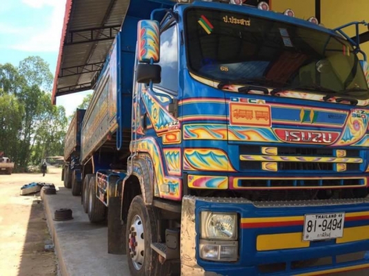 ขาย 2,350,000 ISUZU 360 ปี.53 แม่ดั้ม-ลูกดั้ม 3 คาน หัวบาง ยางดี คัชซีสวย รถอยู่ จ.ยโสธร โทร&amp;ไอด