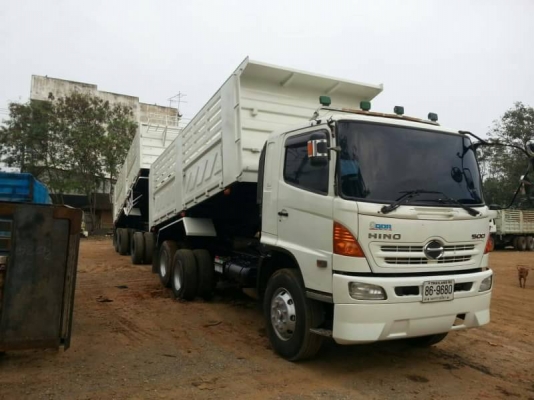 ขาย 2,450,000 HINO 344 ปี 54 ดั้ม SMM. แม่ลูก 3 เพลา หัวบาง ยางดี คัชซีสวย รถสวยไม่มีที่ติ  รถอยู่ นครปฐม 090-772-3710 090-772-3708