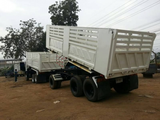 ขาย 2,450,000 HINO 344 ปี 54 ดั้ม SMM. แม่ลูก 3 เพลา หัวบาง ยางดี คัชซีสวย รถสวยไม่มีที่ติ  รถอยู่ นครปฐม 090-772-3710 090-772-3708