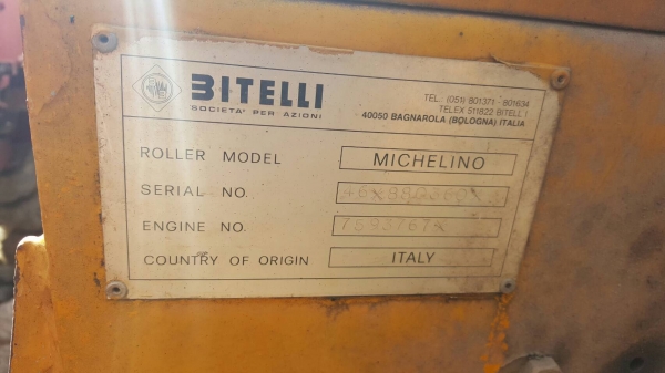 ขาย รถบดสั่นสะเทือนขนาดเล็ก ล้อเหล็กหน้า-หลัง BITELLI เครื่องดอยซ์ 2 สูบ ขายตามสภาพ ให้ไปเช็คเองนะครับ ขาย รถบดสั่นสะเทือนขนาดเล็ก ล้อเหล็กหน้า-หลัง BITELLI เครื่องดอยซ์ 2 สูบ ขายตามสภาพ ให้ไปเช็คเองนะครับ