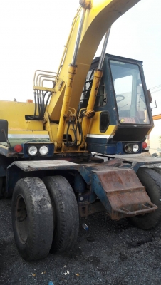 ขายรถแบคโฮล้อยาง KOBELCO SK04 WS พร้อมบุ้งกี๋กับหัวกระแทก พร้อมใช้งาน ราคา 550000