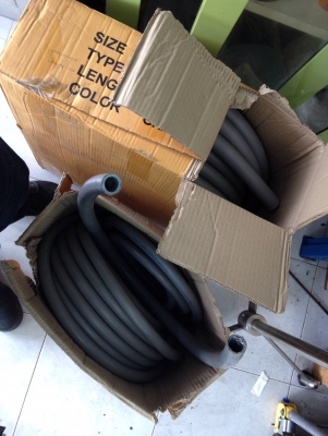 ขายทิ้ง ท่อร้อยสายไฟเหล็ก/ท่ออ่อนเหล็กกันน้ำ-สีเทา