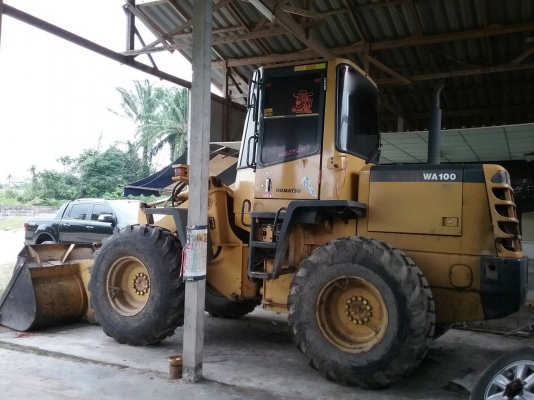 รถตัก KOMATSU WA 100 - 3E , ( รถสวย ) สนใจติดต่อ 081 - 6079515