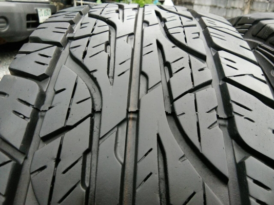 ขายยาง 265/70R16 DUNLOP AT3 ยางสัปดาห์ที่23ปี15 ดอกยางสวยสดไม่มีปะ จำนวน 1 ชุด