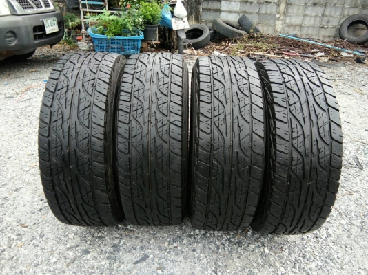 ขายยาง 265/70R16 DUNLOP AT3 ยางสัปดาห์ที่23ปี15 ดอกยางสวยสดไม่มีปะ จำนวน 1 ชุด