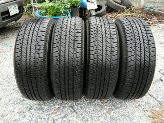 ขายยาง 265/65R17 บริดสโตน ยางสัปดาห์ที่14ปี15 ดอกเต็มสดไม่แตกลายไม่ร้าวไม่มีปะใช้งานน้อยสวยๆ จำนวน 1 ชุด