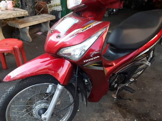 ขาย Honda Wave 125 i ปี 55 ล้อลวด เครื่องดีเดิมๆ ไม่หลวม ไม่ดัง ชุดสีภายนอกไม่สวยหลายชิ้น มีแตก-หัก เล่มพร้อมชุดโอน (ขายตามสภาพ)