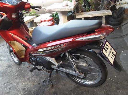 ขาย Honda Wave 125 i ปี 55 ล้อลวด เครื่องดีเดิมๆ ไม่หลวม ไม่ดัง ชุดสีภายนอกไม่สวยหลายชิ้น มีแตก-หัก เล่มพร้อมชุดโอน (ขายตามสภาพ)