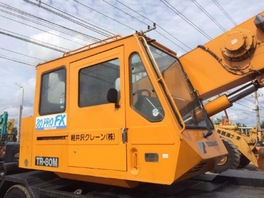 ขายรถเครน TADANO TR80M-1 (ขนาด 8 ตัน) รถนอกนำเข้าจากญี่ปุ่น สภาพสวยพร้อมใช้ มีVDOการทำงานครับ
