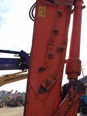 มาถึงใหม่แล้วรถขุด HITACHI ZX135USK พร้อมลายหัวเจาะ