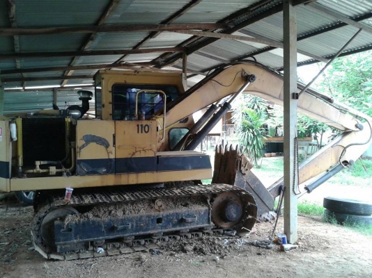 ขายรถขุดแบ็คโค มิตซู110 เก่านอก ช่วงล่างดี เอกสารอินวอยซ์ สภาพใช้งานประจำ