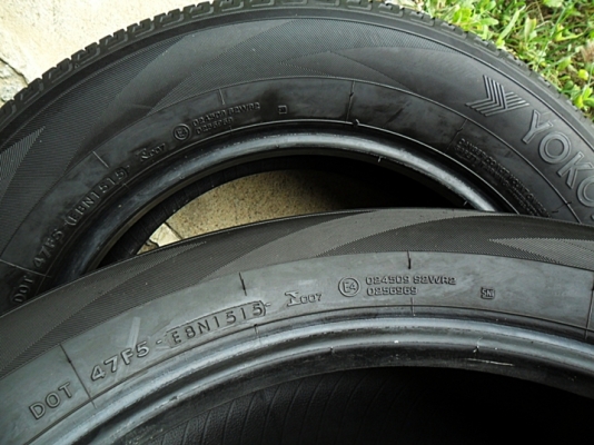 ยาง17  โยโกฮาม่า225-65-17 ลงพื้นปี16ดอกเกือบ 1เซ็น