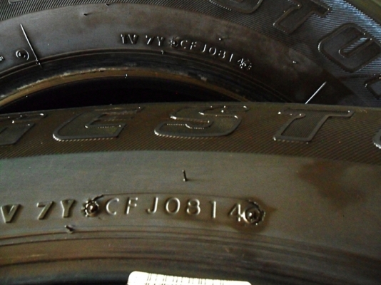 ยาง17กระบะสูง บริดสโตน 265-65-17 ลงพื้นปลายปี14 (4เส้น4,900)ดอกหนา1เซ็น