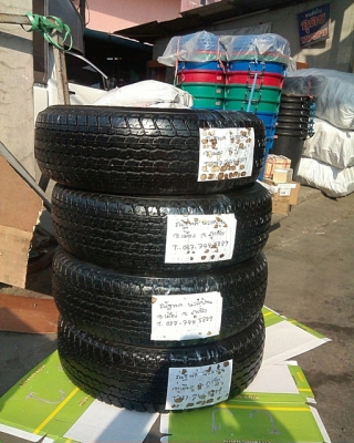 ยาง17กระบะสูง บริดสโตน 255-65-17ลงพื้นปี15 ดอกหนา1เซ็น ยาง17กระบะสูง บริดสโตน 255-65-17ลงพื้นปี15 ดอกหนา1เซ็น