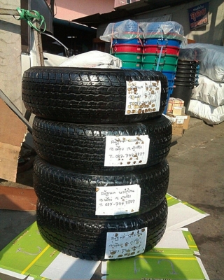 ยาง17กระบะสูง บริดสโตน 255-65-17ลงพื้นปี15 ดอกหนา1เซ็น ยาง17กระบะสูง บริดสโตน 255-65-17ลงพื้นปี15 ดอกหนา1เซ็น