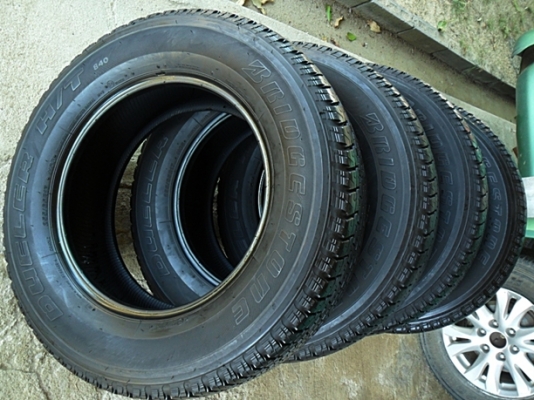 ยาง17กระบะสูง บริดสโตน 255-65-17ลงพื้นปี15 ดอกหนา1เซ็น ยาง17กระบะสูง บริดสโตน 255-65-17ลงพื้นปี15 ดอกหนา1เซ็น