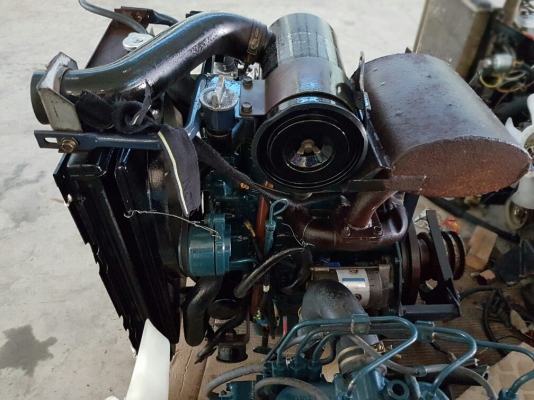 เครื่องยนต์ดีเซล kubota 3สูบ 25แรงม้า สภาพสวย พร้อมหม้อน้ำ นำเข้าจากญี่ปุ่น ติดง่าย