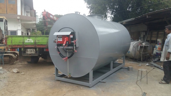 ถังน้ำมันโมบายติดรถกระบะ ใช้ไฟแบตเตอรี่ 12 v และปั๊มน้ำมันใช้ไฟแบตเตอรี่