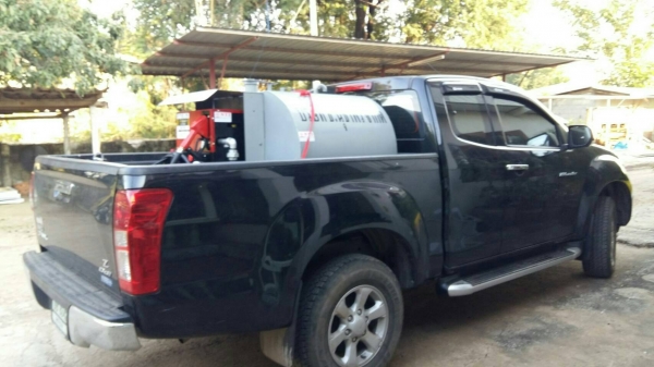 ถังน้ำมันโมบายติดรถกระบะ ใช้ไฟแบตเตอรี่ 12 v และปั๊มน้ำมันใช้ไฟแบตเตอรี่ ถังน้ำมันโมบายติดรถกระบะ ใช้ไฟแบตเตอรี่ 12 v และปั๊มน้ำมันใช้ไฟแบตเตอรี่