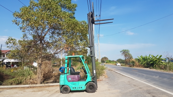 ขายด่วนรถยกMITSUBISHI-FG15-18ยก1.5ตันยกสูง4เมตรแผงงาสไลย์รถนอกเพิ่งนำเข้ามายังไม่เคยใช้งานในเมืองไทยเลย