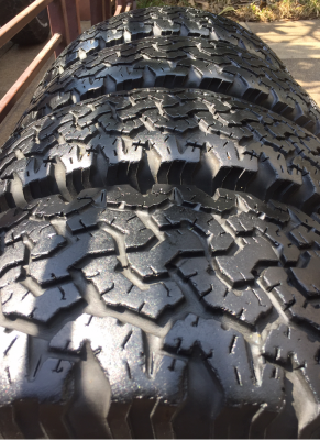 ยาง All BF goodrich 30 9.5 R15 ดอกเยอะพร้อมใช้งาน ราคาไม่แพง