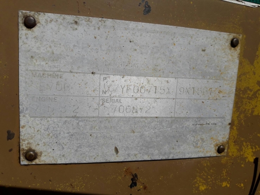 ขายด่วนรถ แบคโฮCATE70B รถสวยนำเข้าเอกสารใบอินวอย