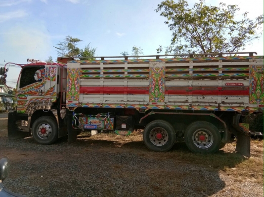 พ่วง 22 ล้อ ISUZU FXZ360 ปี 56 ปลายปี กระบะเหล็กดั้ม หิน ทราย ไมล์ 2 แสนกว่า ๆ ราคา 2.48 ล้าน ( เน้น