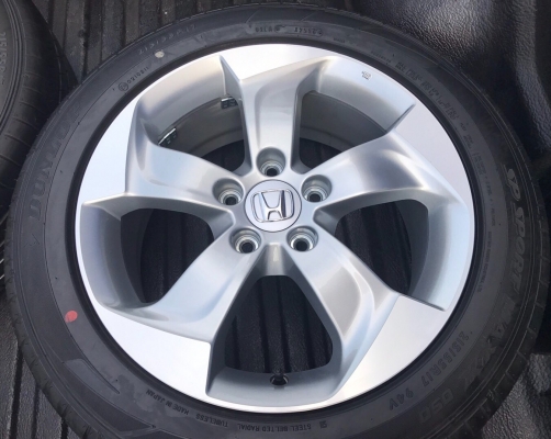 แม็ก Honda HRV พร้อมยาง 215-55-17 Dunlop ปี16 แม็ก Honda HRV พร้อมยาง 215-55-17 Dunlop ปี16