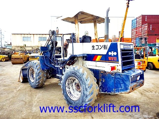 ขายรถตัก KOMATSU WR11-1 นำเข้าจากญี่ปุ่น ขายรถตัก KOMATSU WR11-1 นำเข้าจากญี่ปุ่น