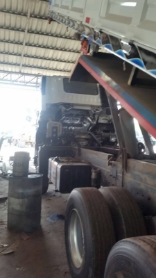 ขายสิบล้อ Isuzu เครื่อง 360 แรง ปี 57 ดัมพ์คอกเกษตร มีระบบลากพ่วง ทะเบียนพร้อม