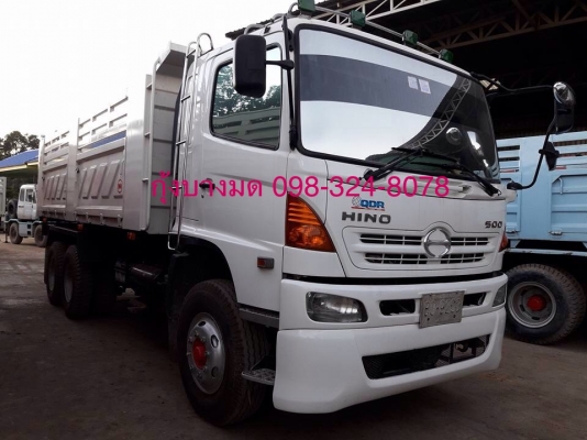 ขายรถสิบล้อดัมพ์ Hino เครื่อง 344 แรง ปี 54 ดัมพ์สามมิตร มีระบบลากพ่วง ทะเบียนพร้อม ขายรถสิบล้อดัมพ์ Hino เครื่อง 344 แรง ปี 54 ดัมพ์สามมิตร มีระบบลากพ่วง ทะเบียนพร้อม