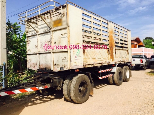 ขายรถพ่วงไม่ดัมพ์ Hino mega เครื่อง 320 แรง ปี 47 กระบะไม่ดัมพ์สามมิตร ลูก 3 เพลาแท้ ทะเบียนพร้อม ขายรถพ่วงไม่ดัมพ์ Hino mega เครื่อง 320 แรง ปี 47 กระบะไม่ดัมพ์สามมิตร ลูก 3 เพลาแท้ ทะเบียนพร้อม