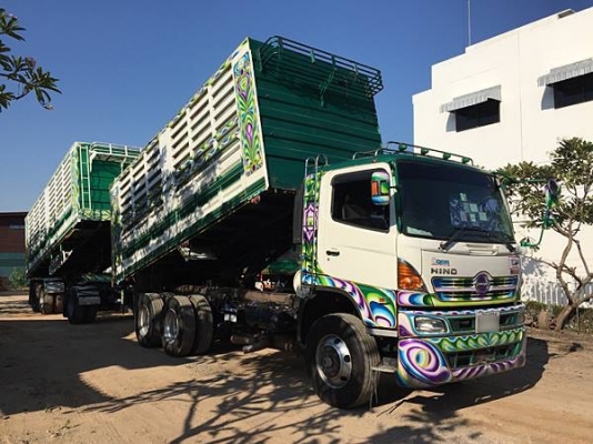 ขายรถพ่วงดัมพ์ HINO S500 เครื่อง 380 แรง ปี 56 กระบะดัมพ์อู่ซีทีทรัค ลูก 3 เพลา เบรคแห้ง ทะเบียนพร้อม ขายรถพ่วงดัมพ์ HINO S500 เครื่อง 380 แรง ปี 56 กระบะดัมพ์อู่ซีทีทรัค ลูก 3 เพลา เบรคแห้ง ทะเบียนพร้อม