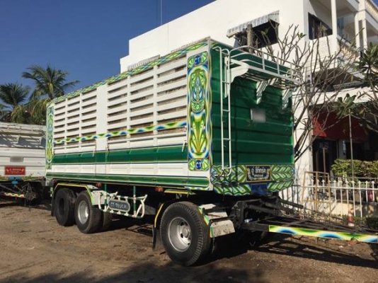 ขายรถพ่วงดัมพ์ HINO S500 เครื่อง 380 แรง ปี  56 กระบะดัมพ์อู่ซีทีทรัค ลูก 3 เพลา เบรคแห้ง ทะเบียนพร้อม