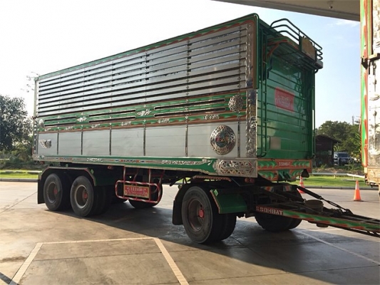 ขายรถพ่วงดัมพ์ ISUZU เครื่อง 360 แรง ปี 56 กระบะมิเนียมอู่ ส.สมบัติ ลูก 3 เพลา ไมล์สองแสน ทะเบียนพร้อม