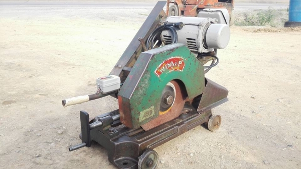 ** SOLD ** ตัดไฟเบอร์ WINNER มอเตอร์ Mitsubishi 2 HP 220V ไฟบ้าน พร้อมใช้งาน