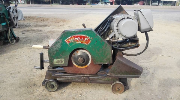 ** SOLD ** ตัดไฟเบอร์ WINNER มอเตอร์ Mitsubishi 2 HP 220V ไฟบ้าน พร้อมใช้งาน