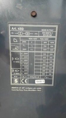 ** จัดส่งไปปราจีนครับ ** ตัดพลาสมาอิตาลี่ Elettro Plasma cut 70 ตัดหนา 25 มิล ไฟ 380V ของสดอุปกรณ์ครบพร้อมใช้