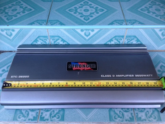 แอมป์คลาสดี STRONGER มือสองสภาพสวยนางฟ้า #เพิ่งแกะเปิดตอนถ่ายใส้ เดิมๆชัวส์ใช้งานปกติ เบสดีมากแรงดี ไม่กินไฟ ขับซับ10"-12"-15"หล่อได้ ขาย 4950 บาท สนใจ0892425454 ของอยู่สระบุรีส่งได้