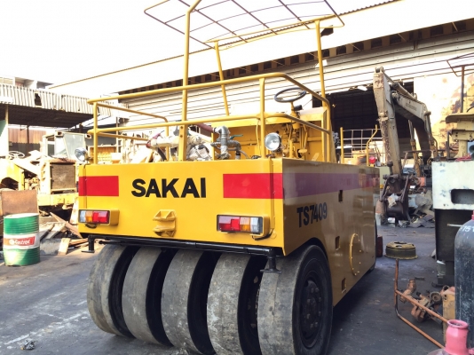 ขายด่วนรถบดล้อยาง9ล้อSAKAI TS7409 พร้อมใช้งานทุกระบบ เล่มทะเบียน