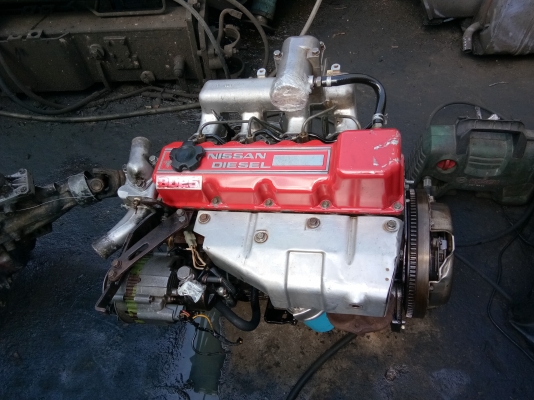เครื่องยนต์ นิสสัน BD25 สวยๆไม่มีไอ รับประกัน