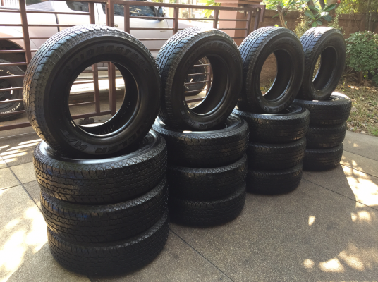 ยาง Bridgestone 245 70 16 ปี16 ดอกเต็ม เนื้อนิ่ม ใช้ยาว ราคาไม่แพง ยาง Bridgestone 245 70 16 ปี16 ดอกเต็ม เนื้อนิ่ม ใช้ยาว ราคาไม่แพง